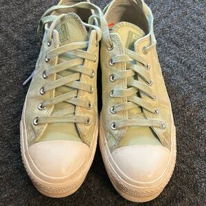 RARE  Converse Chuck Taylor All Star Platform Lift Oxford Olive Aura/Egret